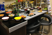 Kaiten sushi conveyor, transporter, slider, electric motor of magnetic kaiten