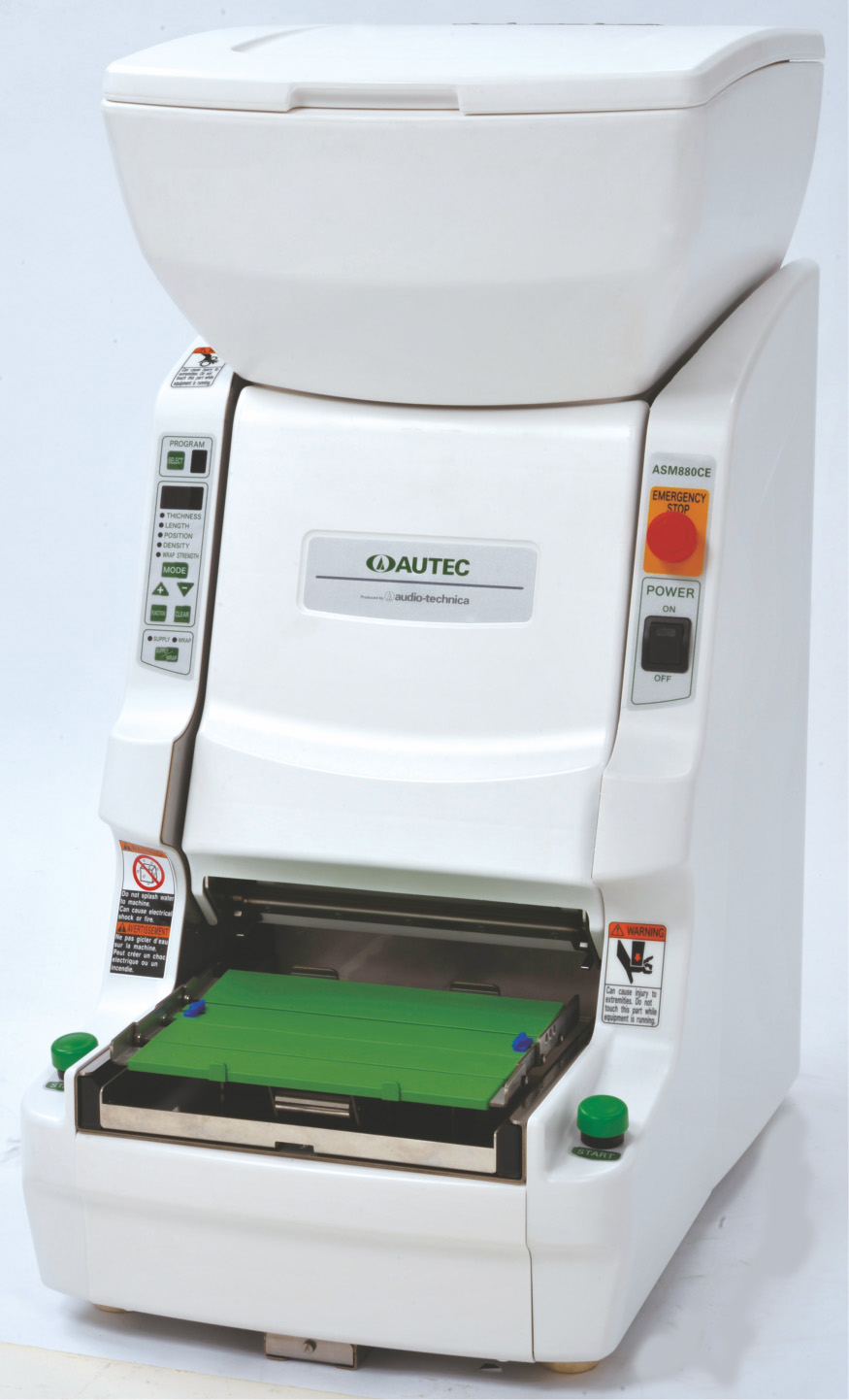 ASM250 CE - Découpeuse automatique pour rouleaux de sushi. Coupe des  rouleaux de maki en 6-8-10 morceaux