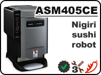 ASM405 nigiri sushi robot for forming rice balls