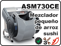 ASM730CE – mezclador compacto de arroz sushi